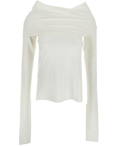 Quira Off-the-shoulders Top - White