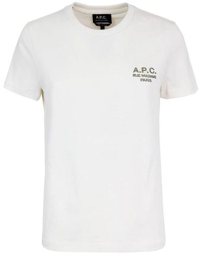 A.P.C. Cotton T-shirt - White