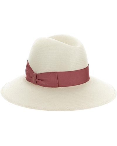 Borsalino Straw Hat - White