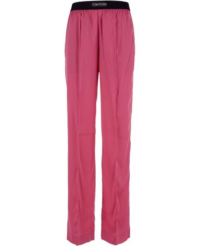 Tom Ford Silk Pants - Pink