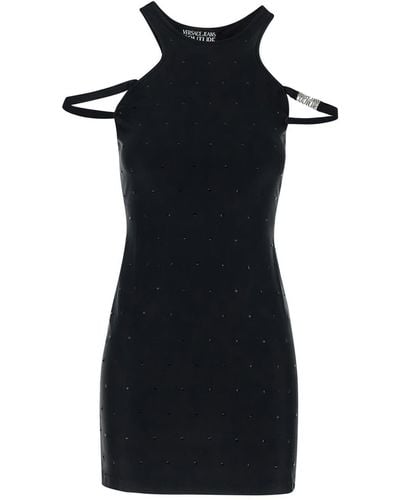 Versace Jeans Couture Crystal Dress - Black