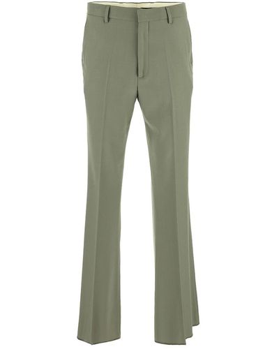 Canaku Wool Trousers - Green