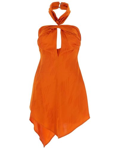 The Attico Becky Mini Dress - Orange