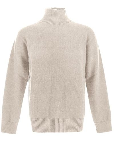 Laneus Turtleneck Sweater - White