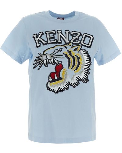 KENZO Cotton T-shirt - Blue