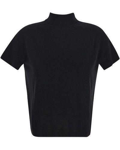 Semicouture Turtleneck Sweater - Black