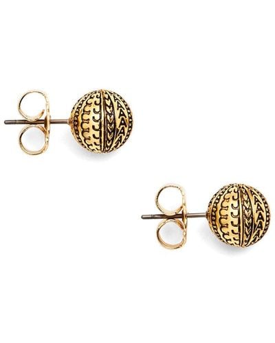 Marc Jacobs Logoed Earrings - Metallic