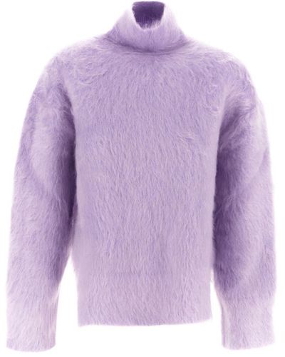 Bottega Veneta Double Mohair Sweater - Purple