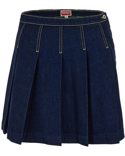 KENZO Denim Skirt - Blue