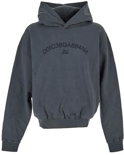 Dolce & Gabbana Cotton Sweatshirt - Grey