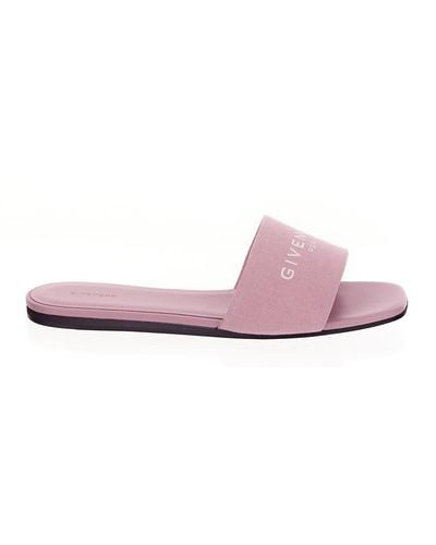 Givenchy 4g Flat Sandals - Pink