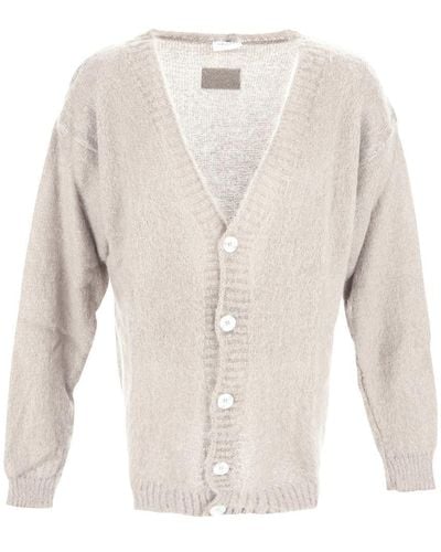FAMILY FIRST Mohair Cardigan - White