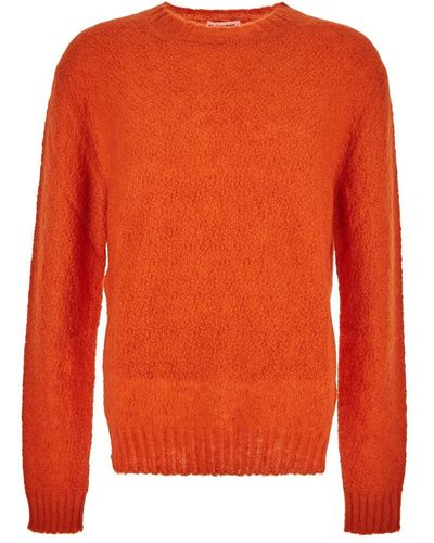 Jil Sander Crew Neck Sweater - Orange