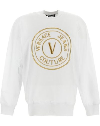 Versace Logo Sweatshirt - White