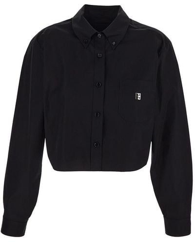 Givenchy Cropped Shirt - Blue