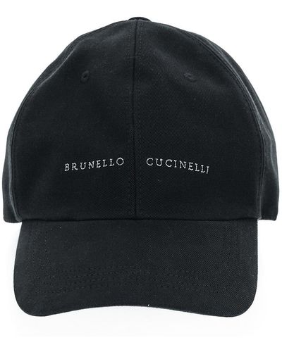Brunello Cucinelli Cotton Hat - Black