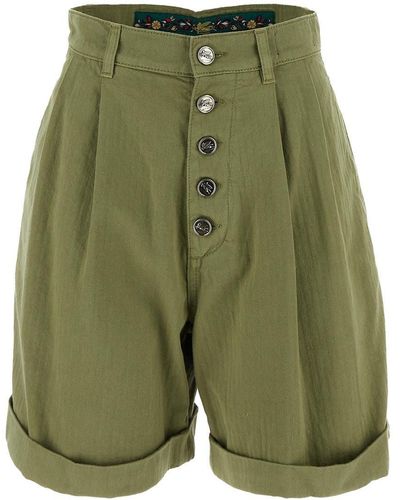 Etro Cotton Shorts - Green