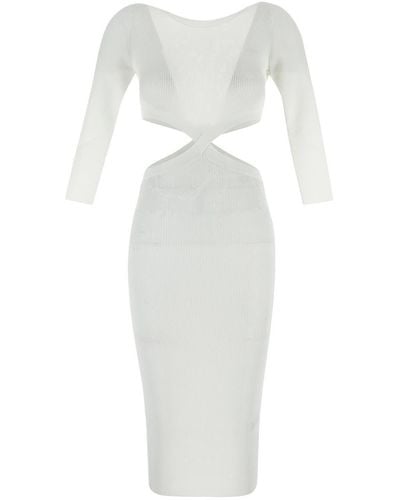 Elisabetta Franchi Tight Dress - White