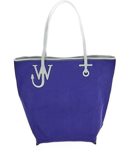 JW Anderson Tall Anchor Tote Bag - Purple