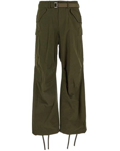 Sacai Cargo Trouser - Green