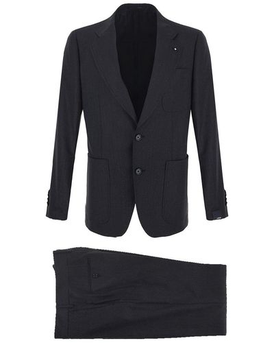 Dark Blue Suits for Men | Lyst