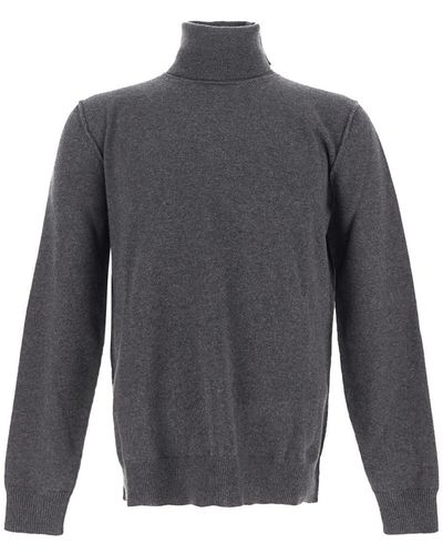 Maison Margiela High-neck Cashmere Sweater - Gray