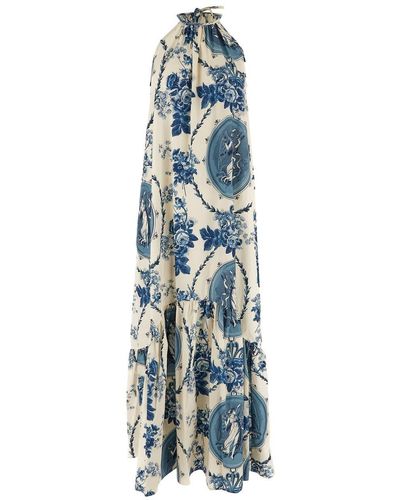 Semicouture Cotton Dress - Blue
