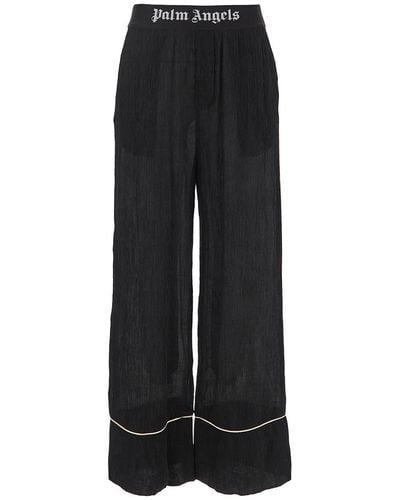 Palm Angels Pyjama Trousers - Black
