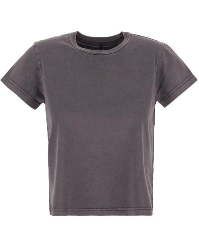 T By Alexander Wang Cotton T-shirt - Grey