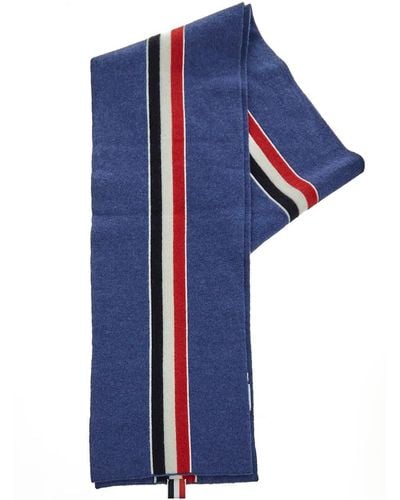 Blue Thom Browne Scarves and mufflers for Men | Lyst