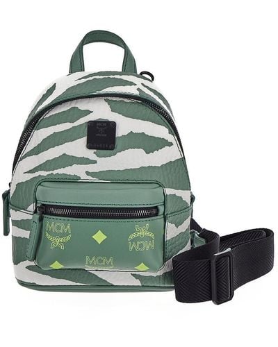 MCM Crossbody Mini Backpack - Green