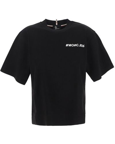 3 MONCLER GRENOBLE Cotton T-shirt - Black