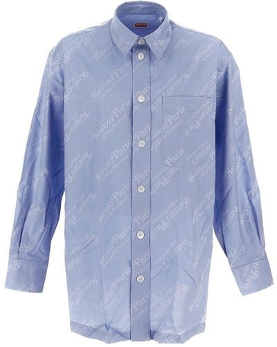 KENZO Cotton Shirt - Blue
