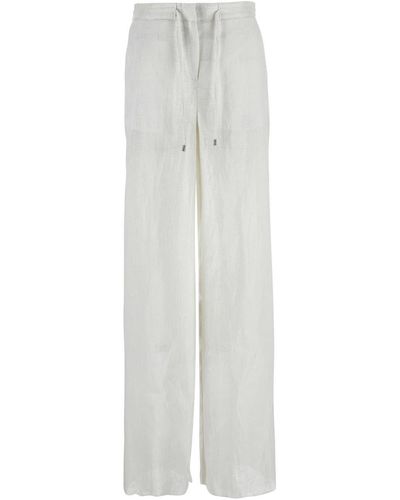 Lardini Linen Pants - White