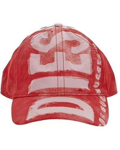 DIESEL Logo Hat - Red