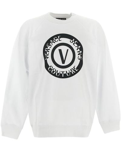 Versace Jeans Couture Logo Sweatshirt - White