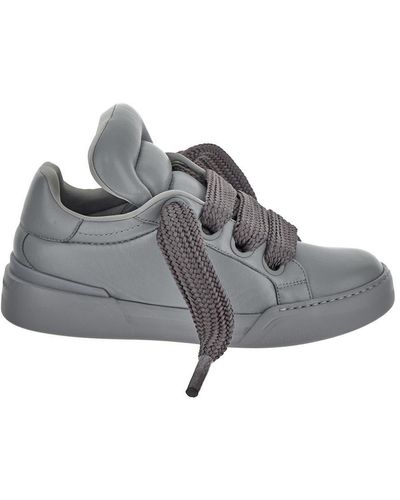 Dolce & Gabbana Mega Skate Sneakers - Gray