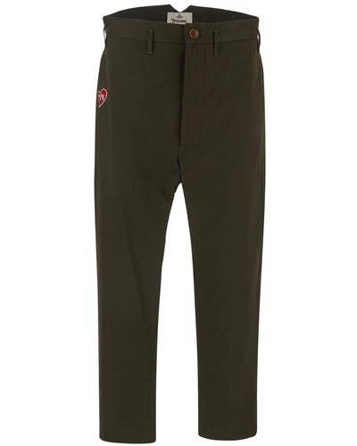 Vivienne Westwood Cropped Cruise Pants - Green