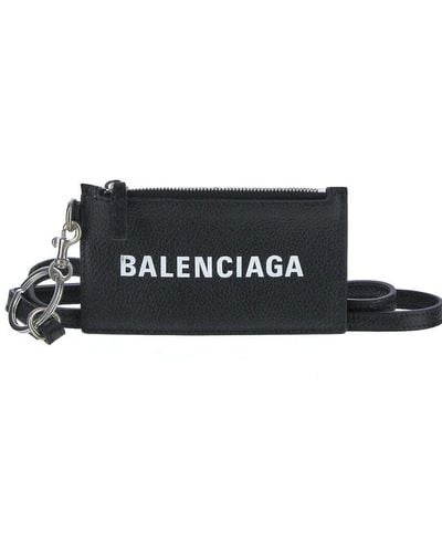 Balenciaga Cash Card Case On Keychain - Multicolour