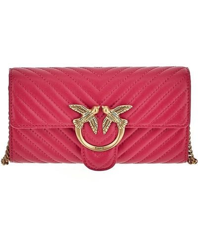 Pinko Love Wallet Bag - Red