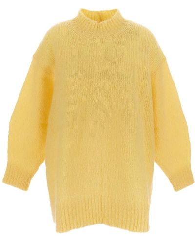 Isabel Marant Idol Mohair Knitwear - Yellow