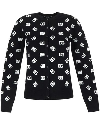 Dolce & Gabbana Logo Knit - Black