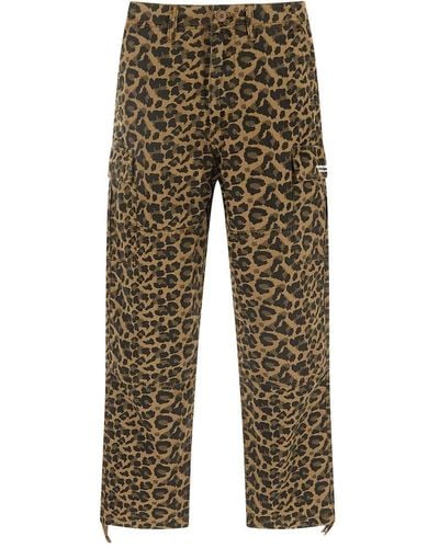Vans Leopard Cargo Trousers - Natural