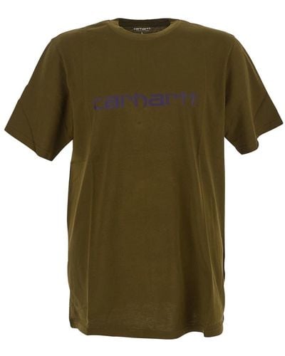Carhartt Script T-shirt - Green