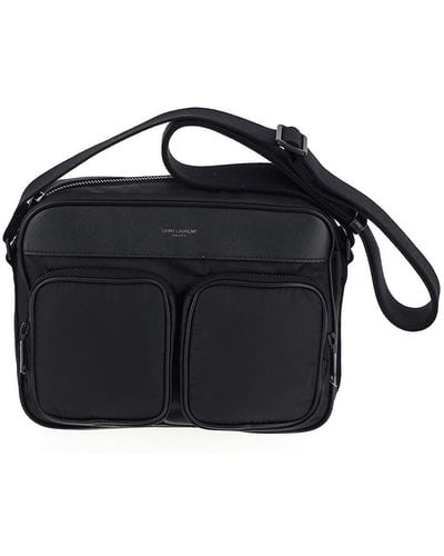 Saint Laurent New Camera Bag In Econyl - Black