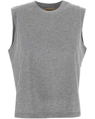 Semicouture Sleeveless T-shirt - Grey