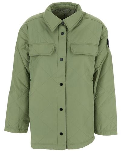 Canada Goose Albany Quilted Shirt Jacket - Green