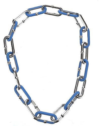 Bottega Veneta Chain Link Necklace - Blue