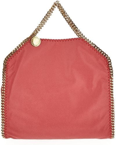Stella McCartney Falabella Bright Pink Tote Bag - Red