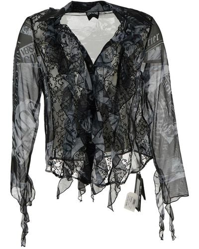 Versace Jeans Couture Printed Shirt - Black